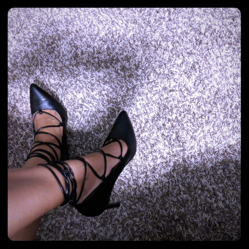 3' inch strappy heels